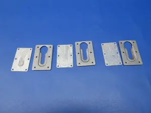 Piper PA-34-200T Seneca II Seat Attachment Plates 99140-00 LOT Of 3 (0524-1226)